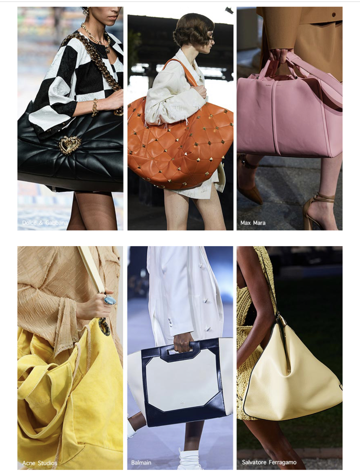 Handbag Trends Spring 2021